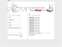 Tablet Screenshot of filer.allkopi.no